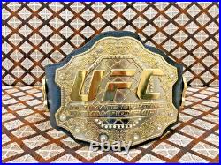 UFC ULTIMATE FIGHTING CHAMPIONSHIP TITLE REPLICA BELT 8MM Brass Dual Plate Adult