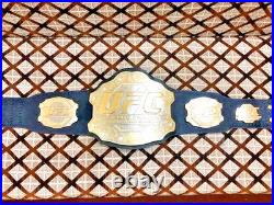 UFC ULTIMATE FIGHTING CHAMPIONSHIP TITLE REPLICA BELT 8MM Brass Dual Plate Adult