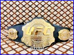 UFC ULTIMATE FIGHTING CHAMPIONSHIP TITLE REPLICA BELT 8MM Brass Dual Plate Adult