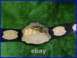 UFC ULTIMATE FIGHTING CHAMPIONSHIP TITLE REPLICA BELT Dual Plated 8mm Zinc