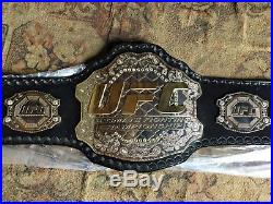 UFC Ultimate Fighting Championship Leather Belt Adult Title Belts Dual Gold