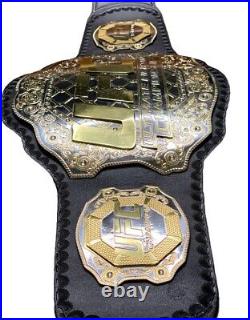 UFC Ultimate Fighting Championship Replica Title Belt 2MM Brass Dual Layer Adult