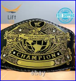 UNDISPUTED WORLD HEAVYWEIGHT CHAMPIONSHIP WRESTLING REPLICA Tittle Belt 2MMBrass