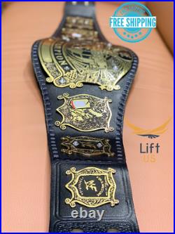 UNDISPUTED WORLD HEAVYWEIGHT CHAMPIONSHIP WRESTLING REPLICA Tittle Belt 2MMBrass