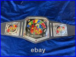 UNO Championship Belt Adult Size Raplica brass plates 2mm brass UNO Championship Belt Adult Size Raplica brass plates 2mm brass