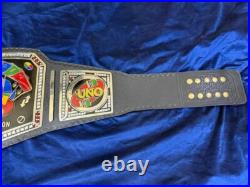 UNO Championship Belt Adult Size Raplica brass plates 2mm brass UNO Championship Belt Adult Size Raplica brass plates 2mm brass