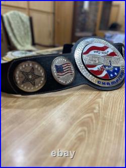 US United States Wrestling Spinner Championship Replica Title Belt Adult Size