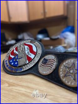 US United States Wrestling Spinner Championship Replica Title Belt Adult Size