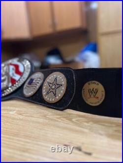 US United States Wrestling Spinner Championship Replica Title Belt Adult Size