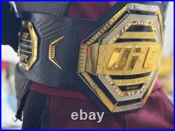 Ufc Legacy World Champion Title Belt 2mm Brass Plates Adult Size