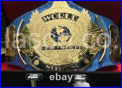 Ultimate Warrior WWF Classic Gold Winged Eagle Championship Title Belt