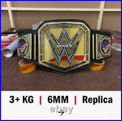 Undisputed Championship Replica Belt 6mm Brass Adult Size + Extra Side Plates