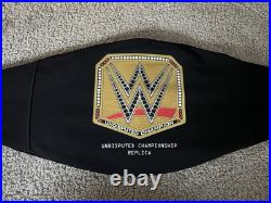 Undisputed WWE Championship Replica Title Belt with Cody Rhodes Side Plates Undisputed WWE Championship Replica Title Belt with Cody Rhodes Side Plates