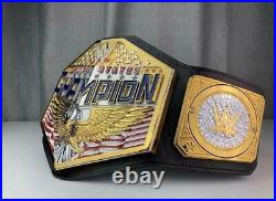 United States Champion Title Wrestling Championship Replica Belt Brass A+