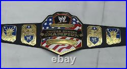 United States Championship Title Belt Replica Adult Size 2mm Brass Metal