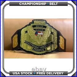 United States Heavyweight Championship Title Replica Belt 2MM Brass Adult Size