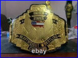 United States Wrestling Championship Belt Replica 4mm Zinc