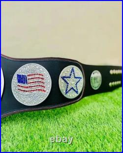 United States Wrestling Spinner Championship Replica Title Belt Adult Size 6MM