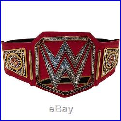 Universal Championship Genuine Leather Title Belt Zinc Alloy & Brass