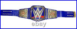 Universal Championship Replica Title Belt Blue Brass 2MM Adult Wrestling Belt