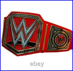 Universal Championship Replica Title Belt RED Adult Size Brass 2mm NEW