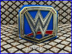 Universal Heavy Weight Championship Replica Title Belt Blue Adult Size 4mm Zinc