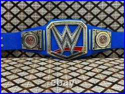 Universal Heavy Weight Championship Replica Title Belt Blue Adult Size 4mm Zinc