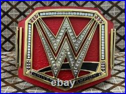 Universal Heavyweight Championship Replica Title Belt Red Adult Size 4mm Zinc