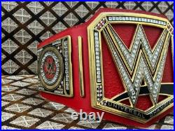 Universal Heavyweight Championship Replica Title Belt Red Adult Size 4mm Zinc