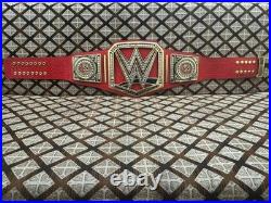 Universal Heavyweight Championship Replica Title Belt Red Adult Size 4mm Zinc