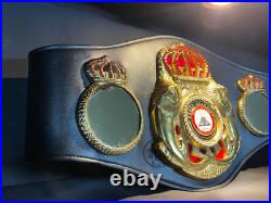WBA Super World Boxing Championship Boxing Belt Custom Made Leather Strap Adult