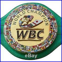 WBC Championship Boxing Belt 3D Genuine Leather Adult