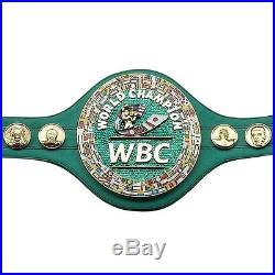 WBC EMERALD Championship Boxing Belt Synthetic Leather 3D Adult