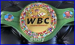 WBC World championship Belt. Full size/. WBO, IBF, WBA, IBO (Full Leather)