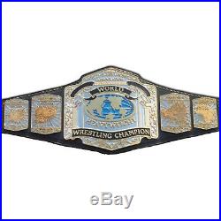WCCW World Heavyweight Wrestling Title Replica Championship Belt Brass Metal
