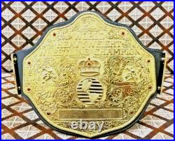 WCW BIG GOLD World Heavyweight Championship Wrestling Belt 6MM ZINC plates WCW BIG GOLD World Heavyweight Championship Wrestling Belt 6MM ZINC plates