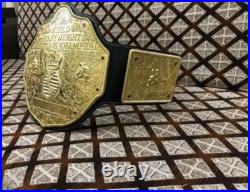WCW BIG GOLD World Heavyweight Championship Wrestling Belt 6MM ZINC plates WCW BIG GOLD World Heavyweight Championship Wrestling Belt 6MM ZINC plates