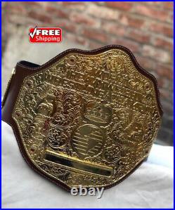WCW Big Gold World Heavyweight Championship Title Belt Replica Brass