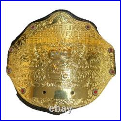 WCW Big Gold World Heavyweight Wrestling Championship Belt Replica, Pins, DVDs WCW Big Gold World Heavyweight Wrestling Championship Belt Replica, Pins, DVDs