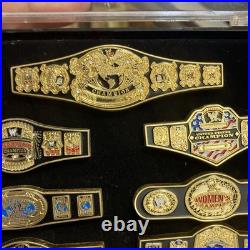 WCW Big Gold World Heavyweight Wrestling Championship Belt Replica, Pins, DVDs WCW Big Gold World Heavyweight Wrestling Championship Belt Replica, Pins, DVDs