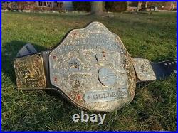 WCW Big Gold World Heavyweight Wrestling Championship Replica Title Belt (WCW)