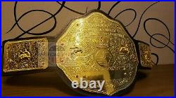 WCW Big Gold World Heavyweight Wrestling Championship Title Belt Adult Size 2MM
