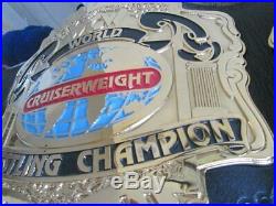 WCW Cruiserweight Belt World wrestling championship belt 2mm plates