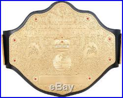 WCW Heavyweight Championship Replica Title Belt Big Gold Leather Premium Look