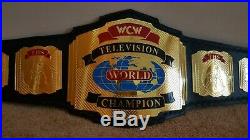 WCW TBS World TELEVISION Wrestling Championship Belt. Adult Size