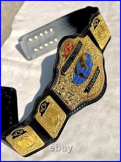 WCW Television Championship Wrestling Belt Replica 4MM Zinc Adult Size WCW Television Championship Wrestling Belt Replica 4MM Zinc Adult Size