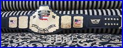 WCW US Heavyweight Wrestling Championship Belt Adult Size Metal Plates