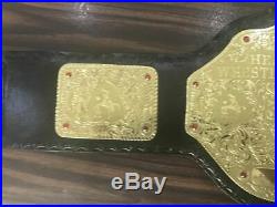 WCW World Heavyweight Wrestling Championship Belts Leather Adults Replica Plates