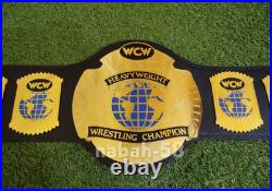 WCW World Heavyweight Wrestling Title Belt Adult Size 2mm