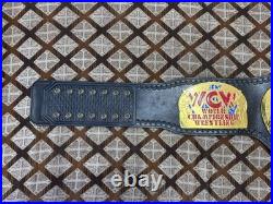 WCW World Tag Team Championship Belt Replica Adult Size 4mm Brass/Leather